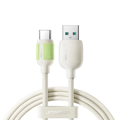 Кабел за данни и зареждане USB-A - USB-C Joyroom S-A53, 18W, 1.2m, Бежов