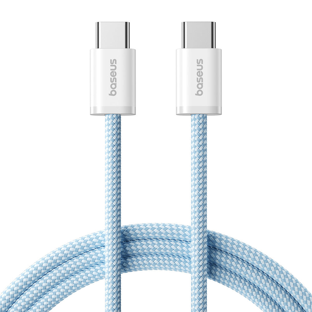 Кабел за данни и зареждане USB-C - USB-C Baseus Dynamic 4 Series, 100W, 1m, Син P10381400311-00