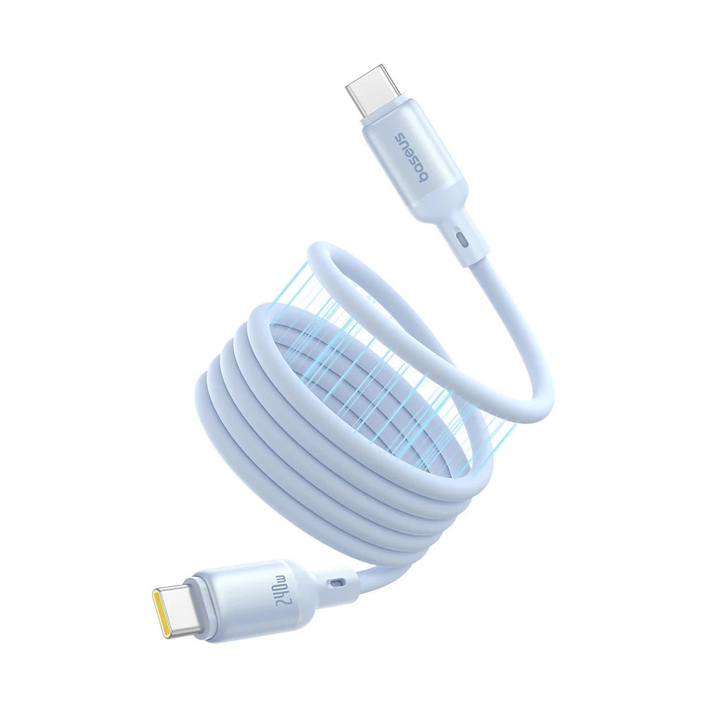 Кабел за данни и зареждане USB-C - USB-C Baseus PicoGo, 240W, 1m, Син P10376800311-00