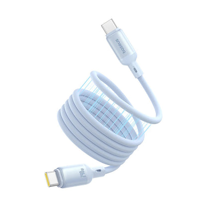 Кабел за данни и зареждане USB-C - USB-C Baseus PicoGo, 240W, 1m, Син P10376800311-00