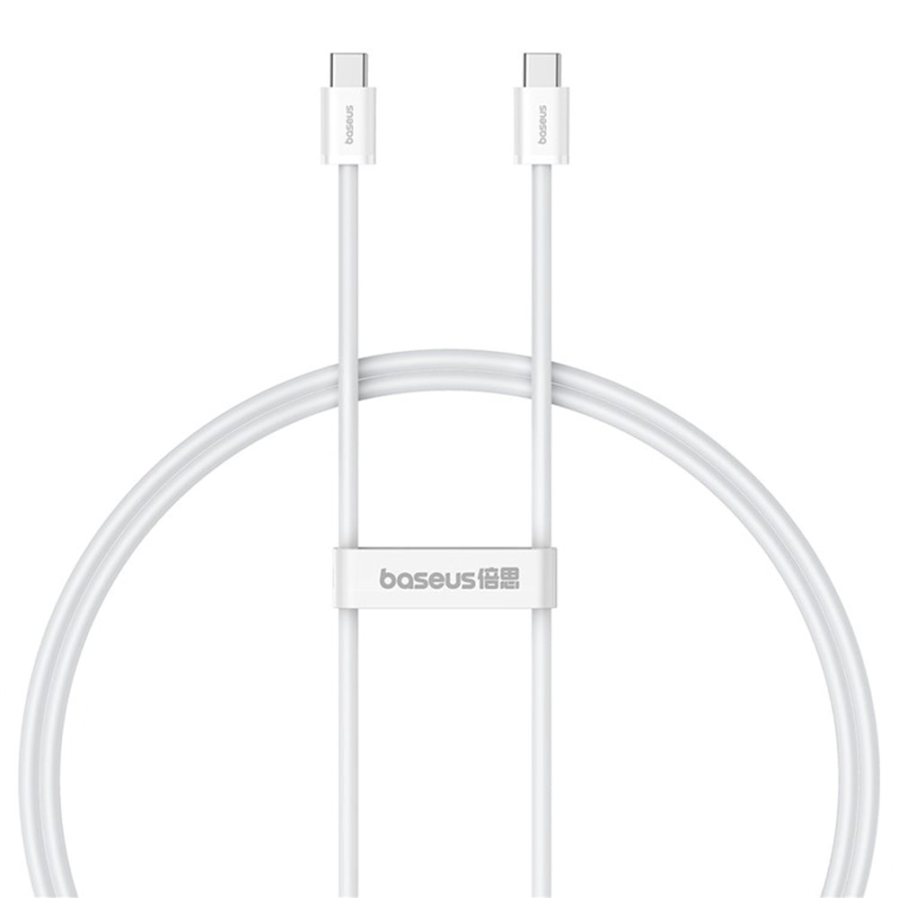 Кабел за данни и зареждане USB-C - USB-C Baseus Superior Series 2, 30W, 2m, Бял P10365200211-01