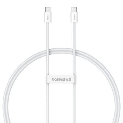 Кабел за данни и зареждане USB-C - USB-C Baseus Superior Series 2, 30W, 2m, Бял P10365200211-01