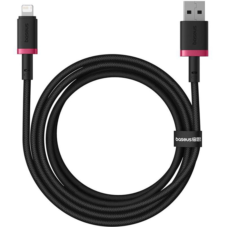 Кабел за данни и зареждане USB-A - Lightning Baseus Dura Series, 18W, 2m, Червен P10377801U01-03