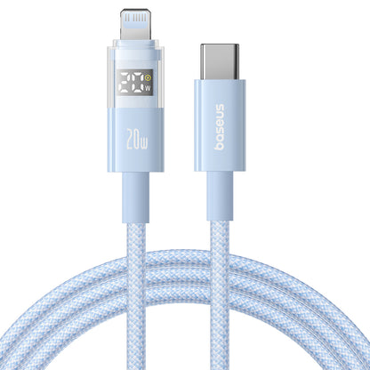 Кабел за данни и зареждане USB-C - USB-C Baseus Display 2, 100W, 1m, Син P10382702311-00