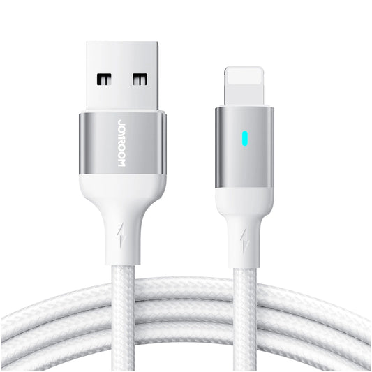Кабел за данни и зареждане USB-A - Lightning Joyroom A10, 18W, 1.2m, Бял