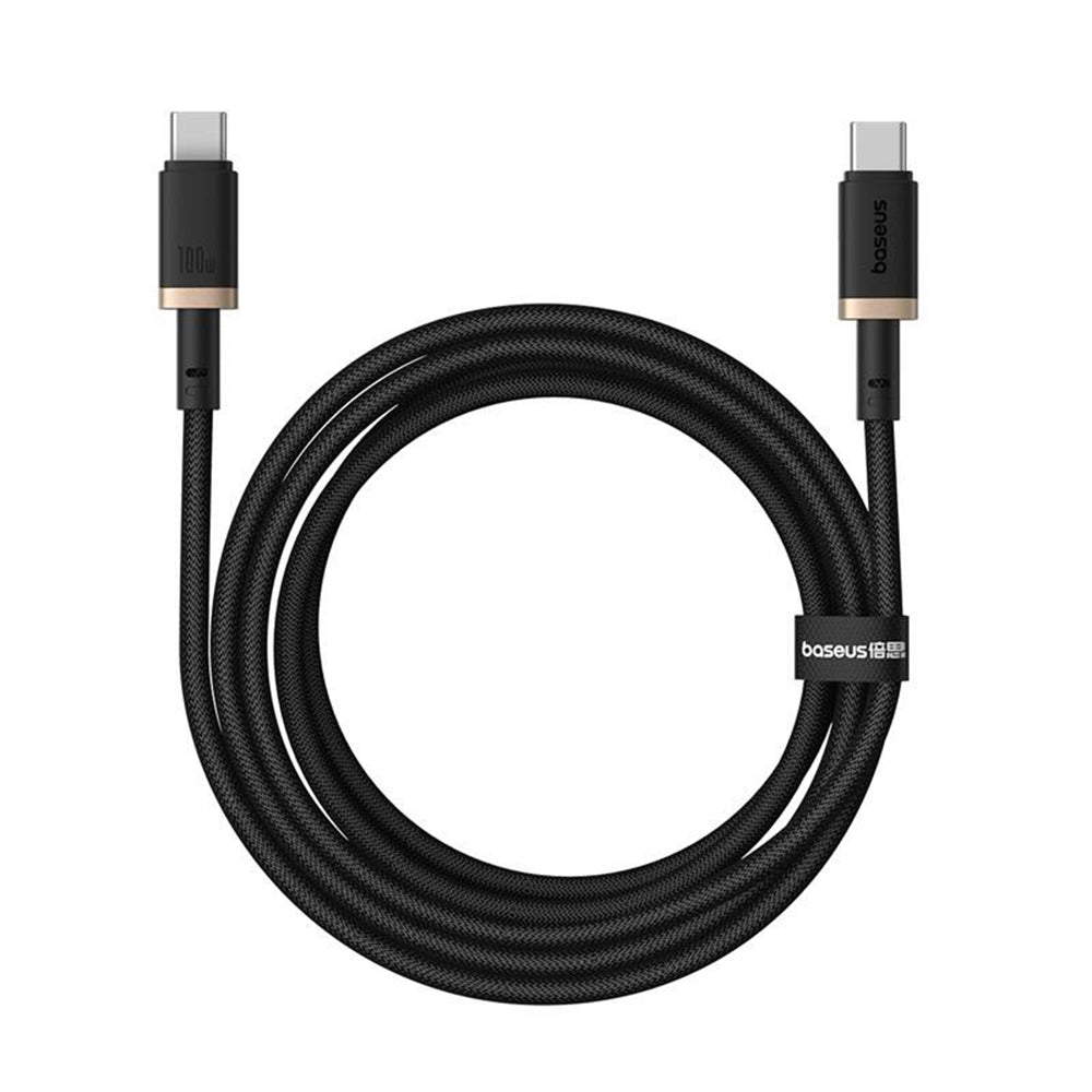 Кабел за данни и зареждане USB-C - USB-C Baseus Dura Series, 100W, 2m, Златист P10377803U01-03