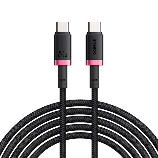 Кабел за данни и зареждане USB-C - USB-C Baseus Dura Series, 240W, 1m, Червен P10377803U03-01
