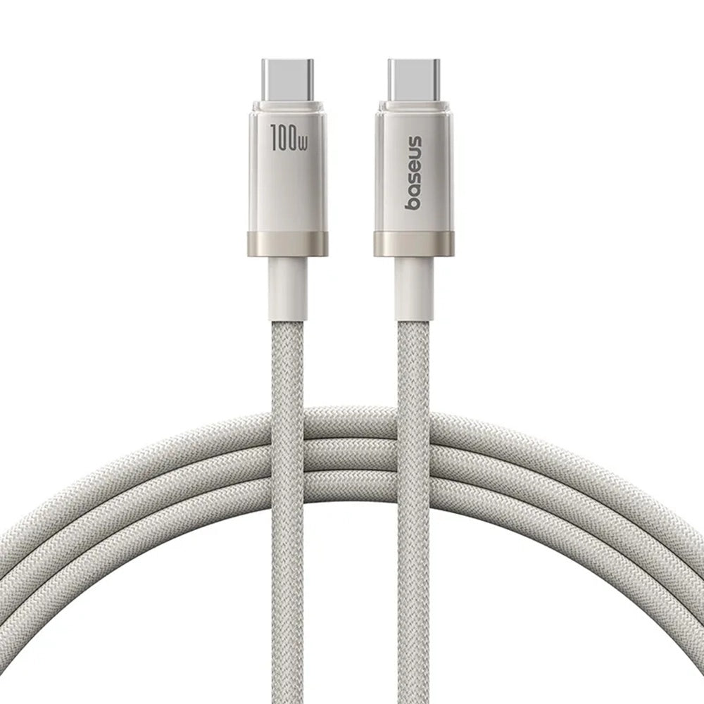 USB-C Data and Charging Cable - USB-C Baseus Titanium, 100W, 1m, Silver P10378100G21-00