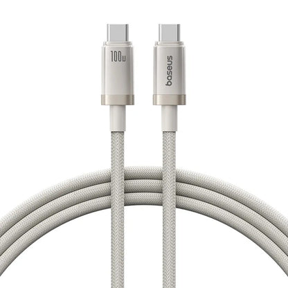 USB-C Data and Charging Cable - USB-C Baseus Titanium, 100W, 1m, Silver P10378100G21-00