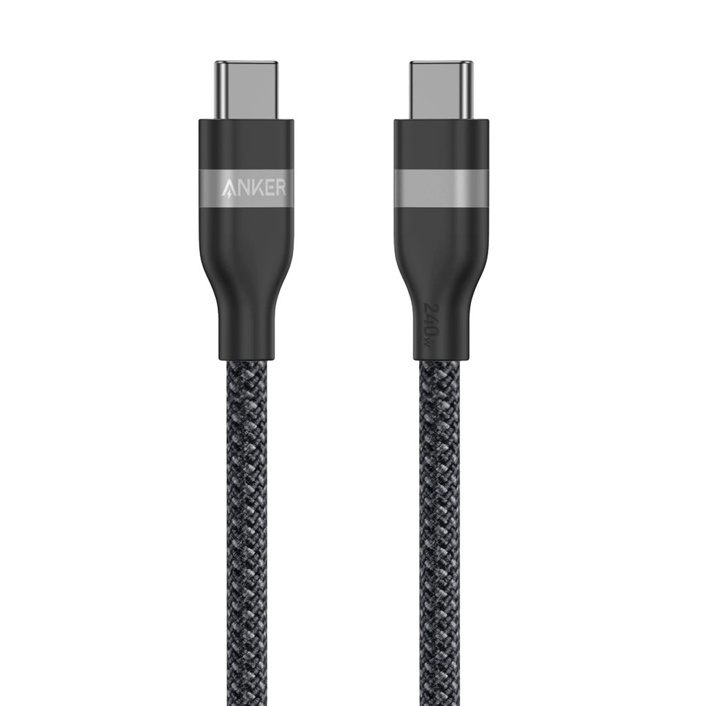Кабел за данни и зареждане USB-C - USB-C Anker, 240W, 0.9m, Черен A82E2H11