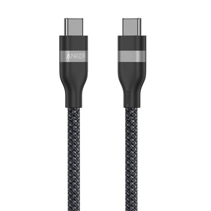 Кабел за данни и зареждане USB-C - USB-C Anker, 240W, 0.9m, Черен A82E2H11