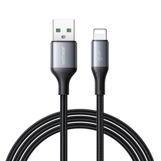 Кабел за данни и зареждане USB-A - Lightning Joyroom S-A28 Flash, 18W, 2m, Черен