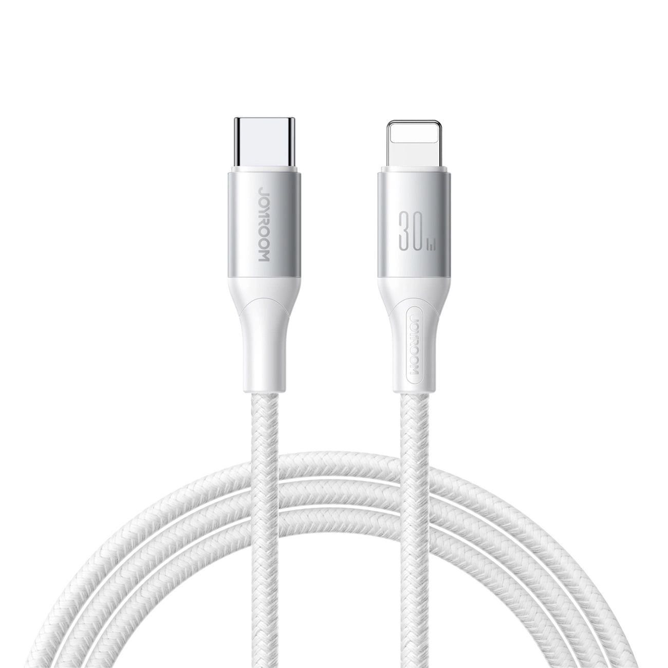 USB-C to Lightning Data and Charging Cable Joyroom S-A28 Flash, 30W, 2m, White