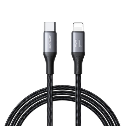 Кабел за данни и зареждане USB-C - Lightning Joyroom S-A28 Flash, 30W, 2m, Черен