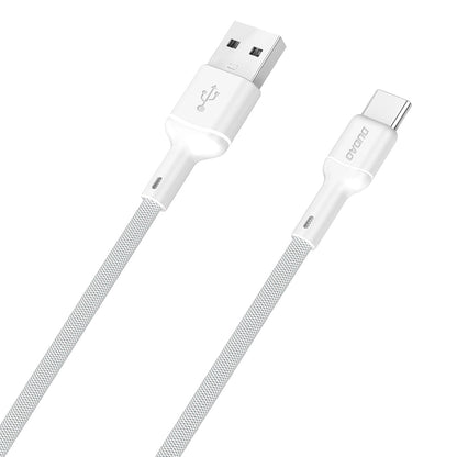 Кабел за данни и зареждане USB-A - USB-C Dudao L9T, 100W, 1m, Бял