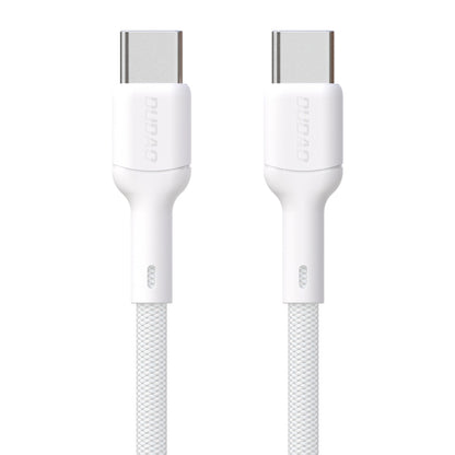 Кабел за данни и зареждане USB-C - USB-C Dudao L9C, 65W, 1m, Бял