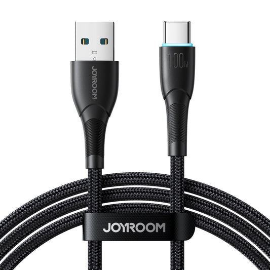 Кабел за данни и зареждане USB-A - USB-C Joyroom S-A32, 100W, 1m, Черен