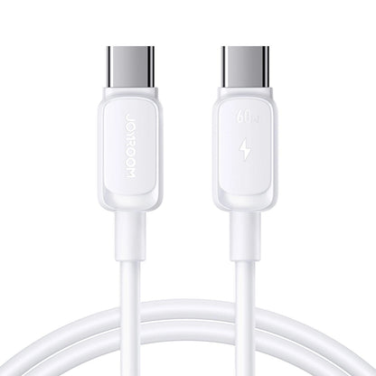 Кабел за данни и зареждане USB-C - USB-C Joyroom S-A14, 60W, 1.2m, Бял