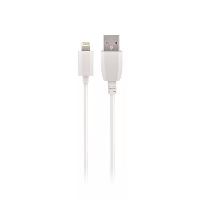 Кабел за данни и зареждане USB-A - Lightning MaXlife, 5W, 1m, Бял