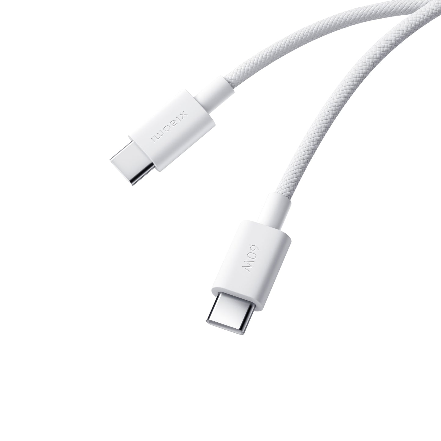 Кабел за данни и зареждане USB-C - USB-C Xiaomi, 60W, 1m, Бял BHR0878GL