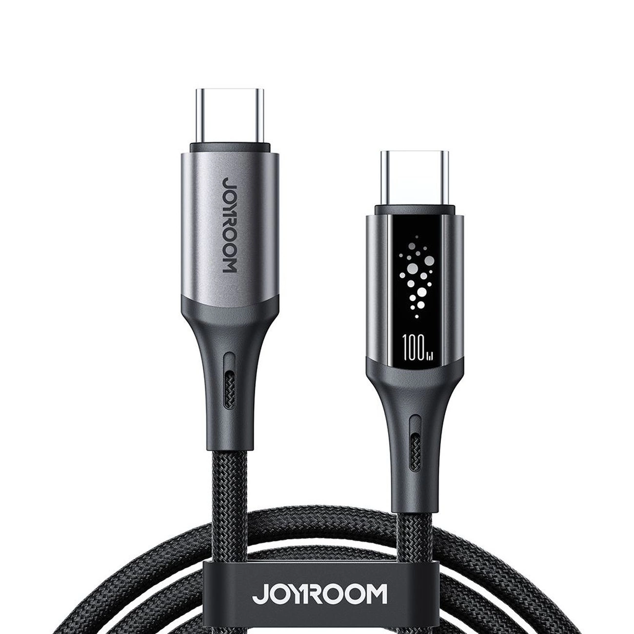 Кабел за данни и зареждане USB-C - USB-C Joyroom S-A60 StarTalk, 100W, 1.2m, Черен