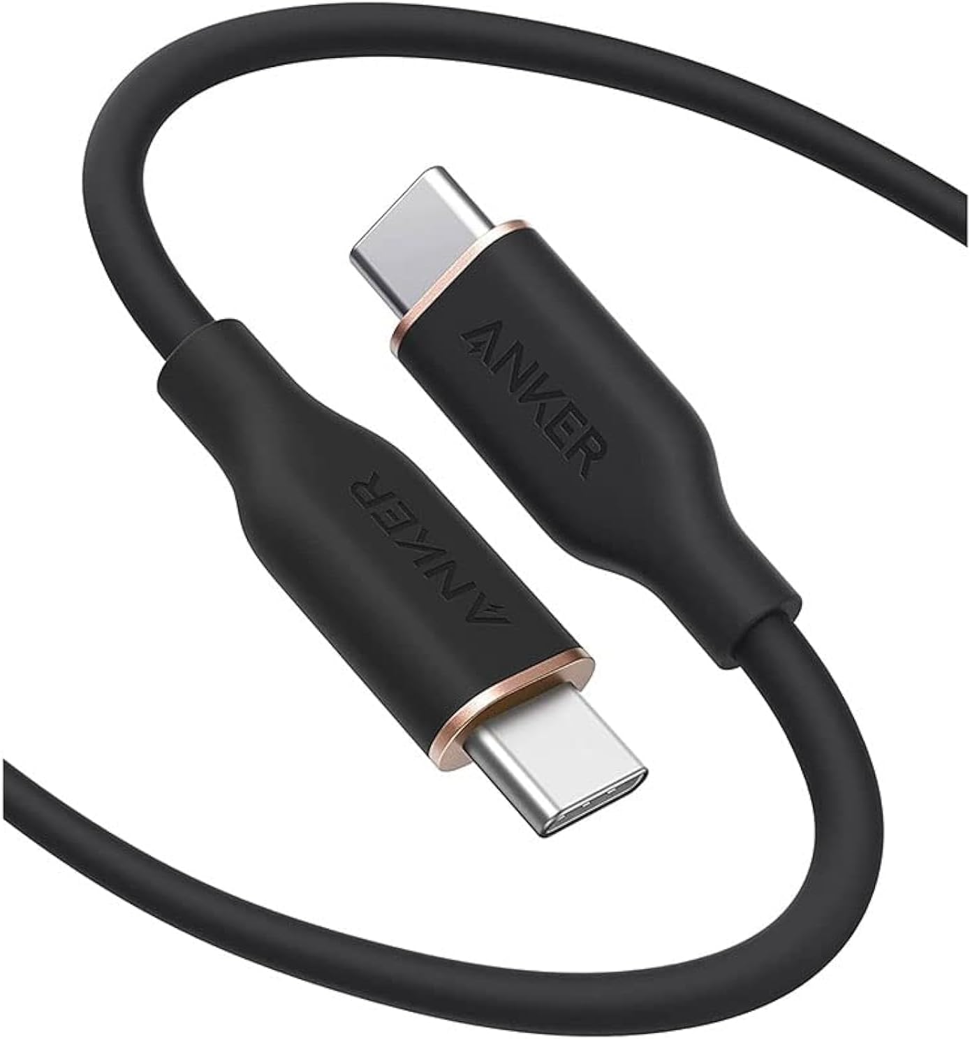 Кабел за данни и зареждане USB-C - USB-C Anker PowerLine III, 100W, 0.9m, Черен A8552H11