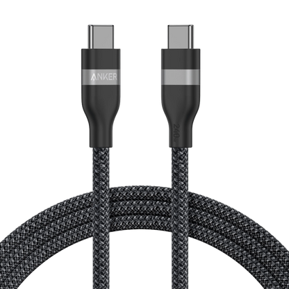 Кабел за данни и зареждане USB-C - USB-C Anker, 240W, 1.8m, Черен A82E2H12