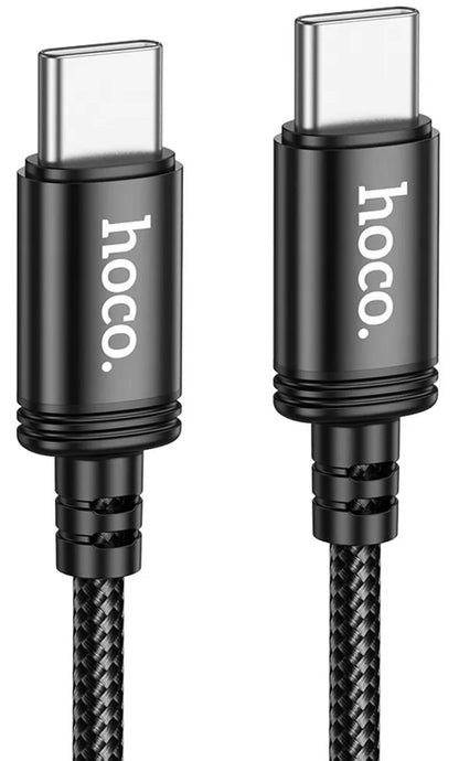 Кабел за данни и зареждане USB-C - USB-C HOCO X91, 60W, 3m, Черен