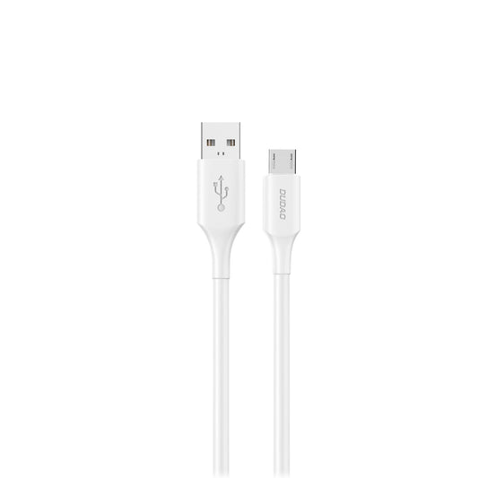 Кабел за данни и зареждане USB-A - microUSB Dudao L2SM, 18W, 1.2m, Бял