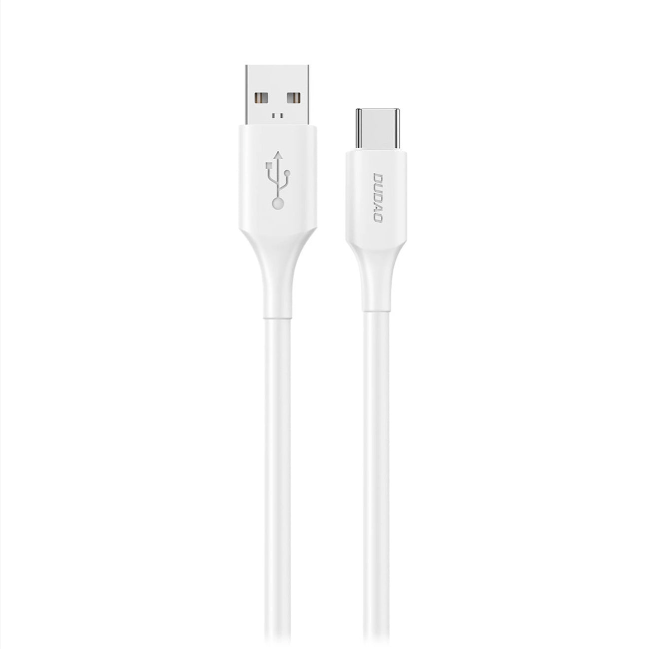 Кабел за данни и зареждане USB-A - USB-C Dudao L2sT, 60W, 1.2m, Бял