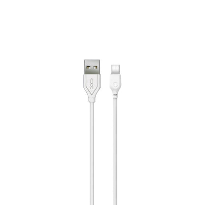 Кабел за данни и зареждане USB-A - USB-C XO Design NB103, 18W, 2m, Бял