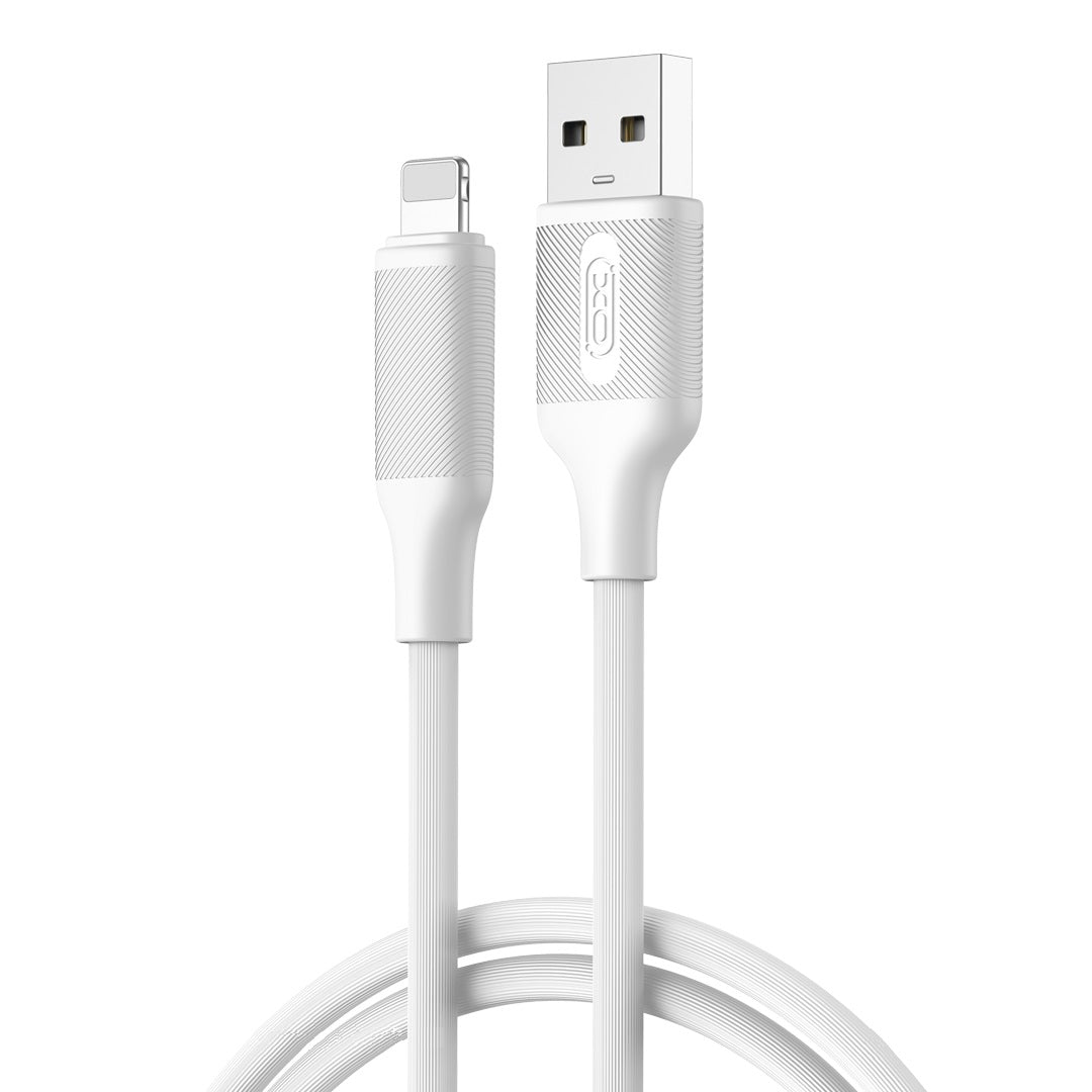 Кабел за данни и зареждане USB-A - Lightning XO Design NB265, 12W, 1m, Бял