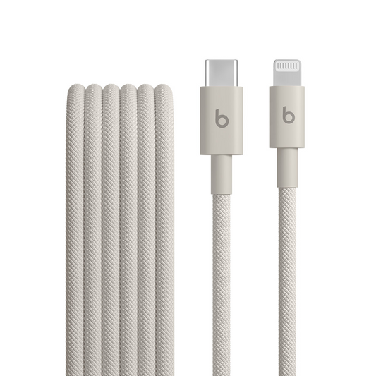 Кабел за данни и зареждане USB-C - Lightning Beats, 1.5m, Бежов MDGL4ZM/A