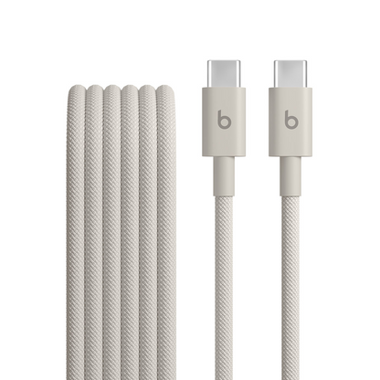 Кабел за данни и зареждане USB-C - USB-C Beats, 1.5m, Бежов MDGD4ZM/A