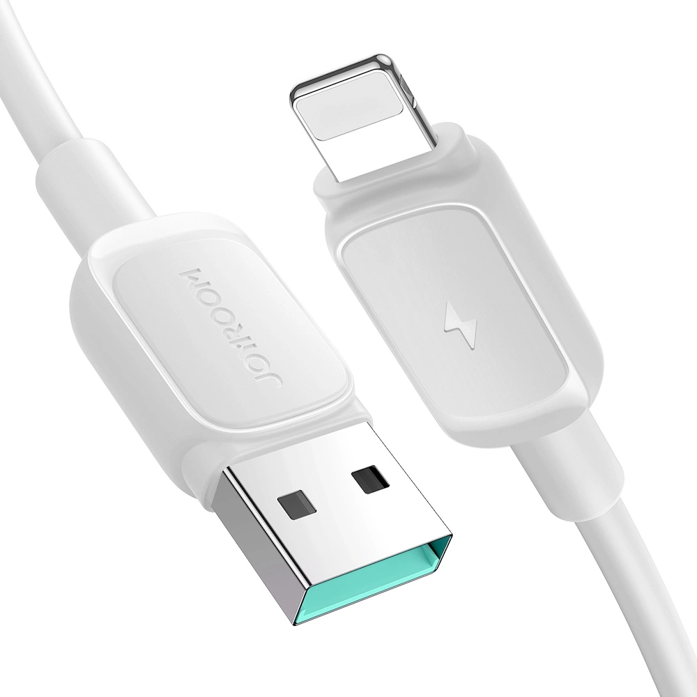 Кабел за данни и зареждане USB-A - Lightning Joyroom S-A14, 18W, 1.2м, бял