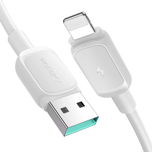 Кабел за данни и зареждане USB-A - Lightning Joyroom S-A14, 18W, 1.2м, бял