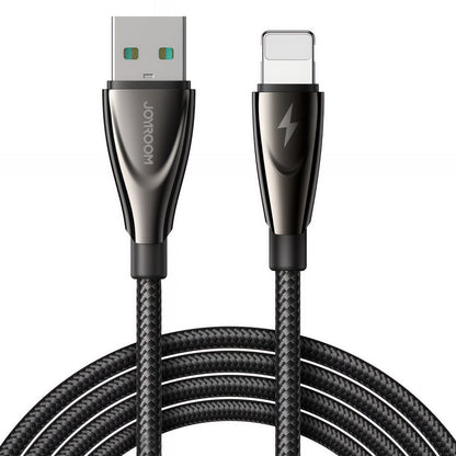 Кабел за данни и зареждане USB-A - Lightning Joyroom SA31-AL3, 18W, 1.2м, Черен