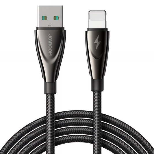 USB-A to Lightning Data and Charging Cable Joyroom SA31-AL3, 18W, 1.2m, Black