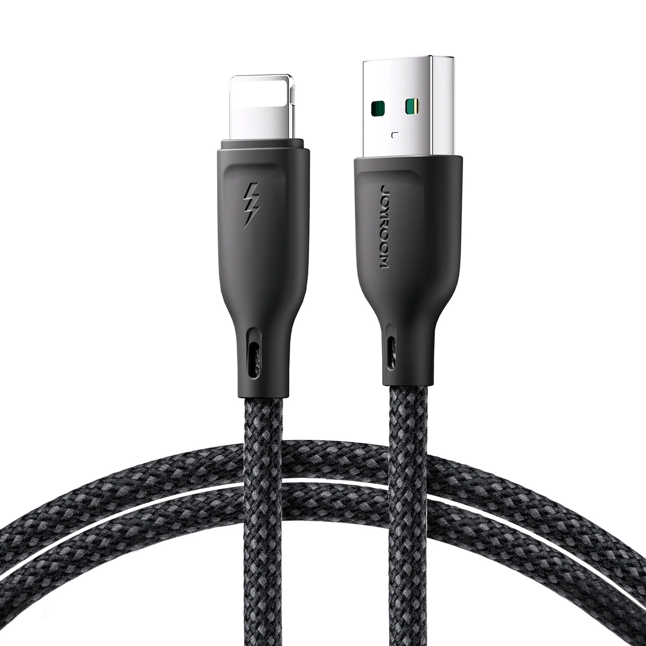 Кабел за данни и зареждане USB-A - Lightning Joyroom S-A34, 18W, 1м, Черен