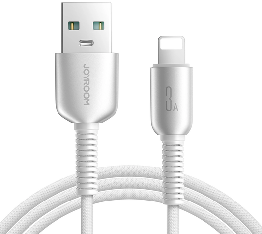 Кабел за данни и зареждане USB-A - Lightning Joyroom S-A51, 18W, 1.2м, Сив