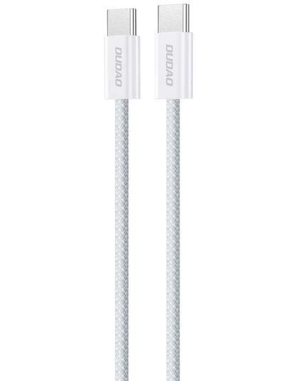 Кабел за данни и зареждане USB-C - USB-C Dudao L6C, 30W, 1м, син
