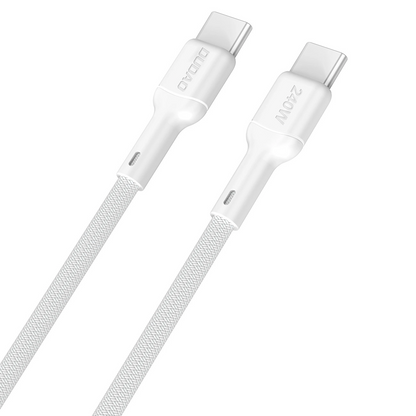 USB-C Data and Charging Cable - USB-C Dudao L9C Max, 240W, 1.2m, White