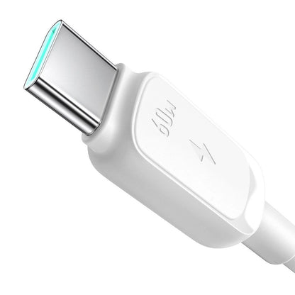 Кабел за данни и зареждане USB-C - USB-C Joyroom S-A14, 60W, 1.2m, Бял