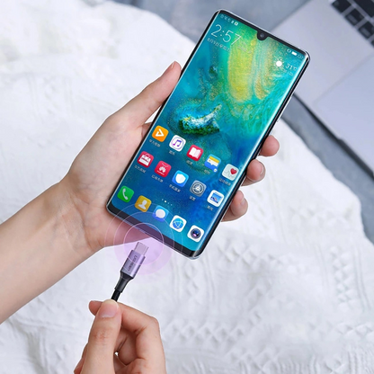 Кабел за данни и зареждане USB-C - USB-C UGREEN US316, 100W, 3m, Сив