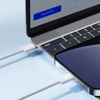 Кабел за данни и зареждане USB-C - Lightning Joyroom S-A45, 30W, 1m, Бял