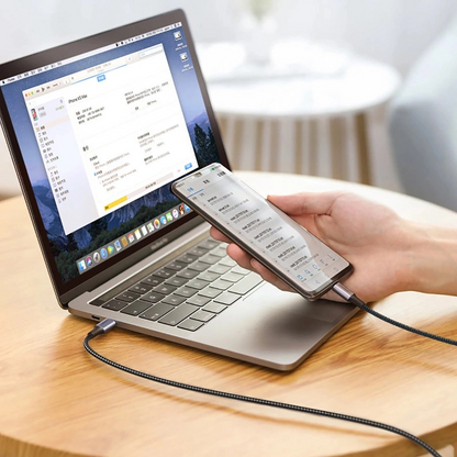 Кабел за данни и зареждане USB-C - USB-C UGREEN US316, 100W, 3m, Сив