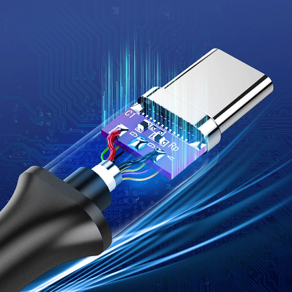 Кабел за данни и зареждане USB-A - USB-C UGREEN US184, 18W, 0.5m, Черен