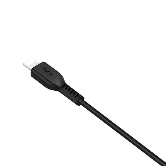 Кабел за данни и зареждане USB-A - Lightning HOCO Flash X20, 18W, 1m, Черен
