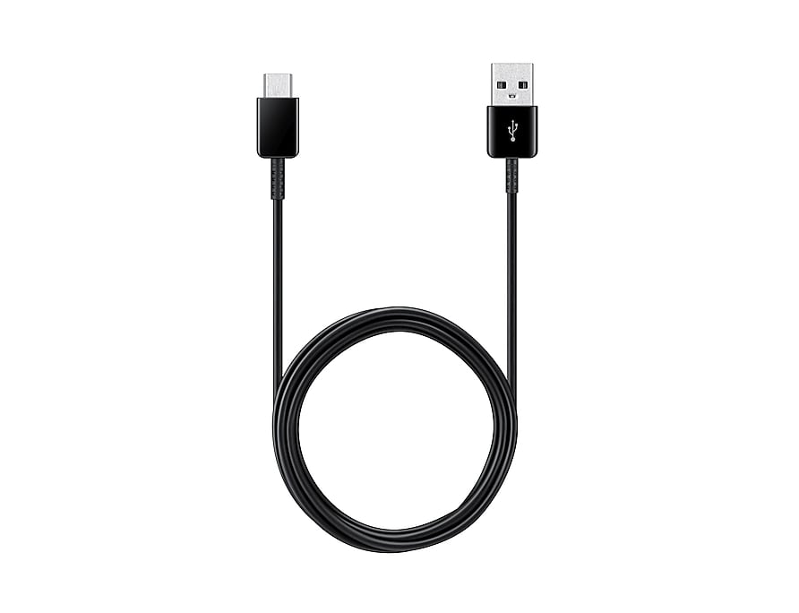 Кабел за пренос на данни и зареждане от USB-A към USB-C на Samsung, комплект 2, 25 W, 1,5 м, черен EP-DG930MBEGGWWW