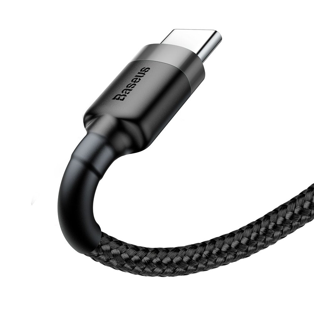 Кабел за пренос на данни и зареждане от USB-A към USB-C Baseus Cafule, 18 W, 3 м, сив CATKLF-UG1 CATKLF-UG1 